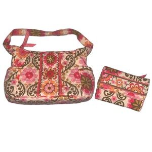 Vera Bradley shoulder bag & wallet